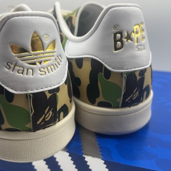 Adidas X BAPE X Stan Smith 30th Anniversary Camo Sneakers IG8949 main image 4
